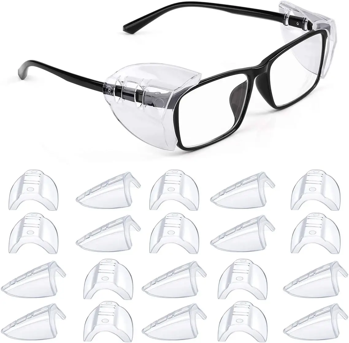 Universele antislip tempeltips, siliconen neuspads voor brillen, antislipbrilaccessoires voor sport, lezen, dagelijks gebruik
