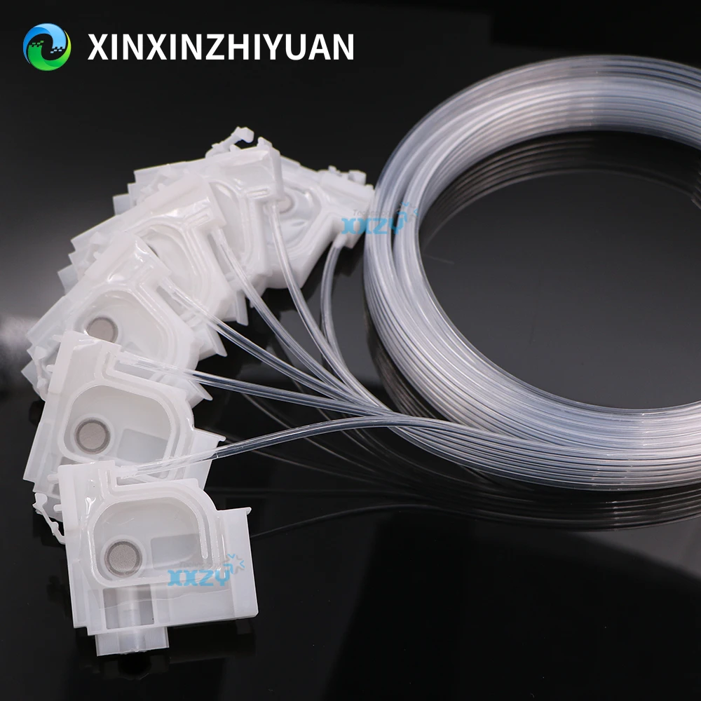 L1800 DTF เครื่องพิมพ์ D amper สำหรับ Epson L800 L1455 L801 L810 L201 Eco-ตัวทำละลายเครื่องพิมพ์ L1300รถเทชุดแปลงท่อกรอง