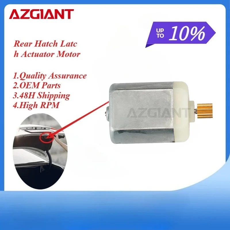 Actuador de Cierre de Maletero AZGIANT para VW Passat CC/ Passat B6/Jetta Sedan V MK5 /GTI /XL1, Motor de Liberación de Cierre de Maletero de Repuesto