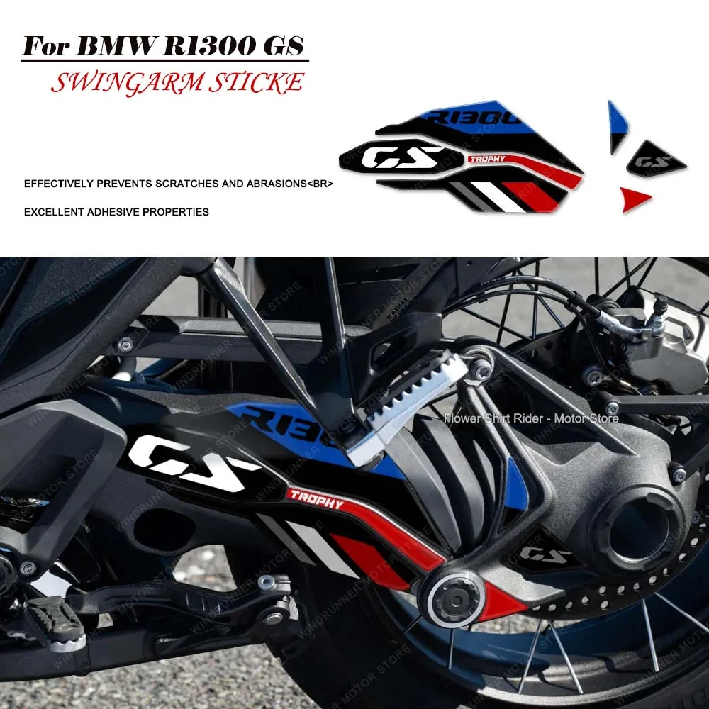 

Motorcycle Swing Arm Sticker for BMW R1300GS 2023 2024 Motor Bike 3D Resin Rotating Shaft Swingarm Protective Decal Accessories