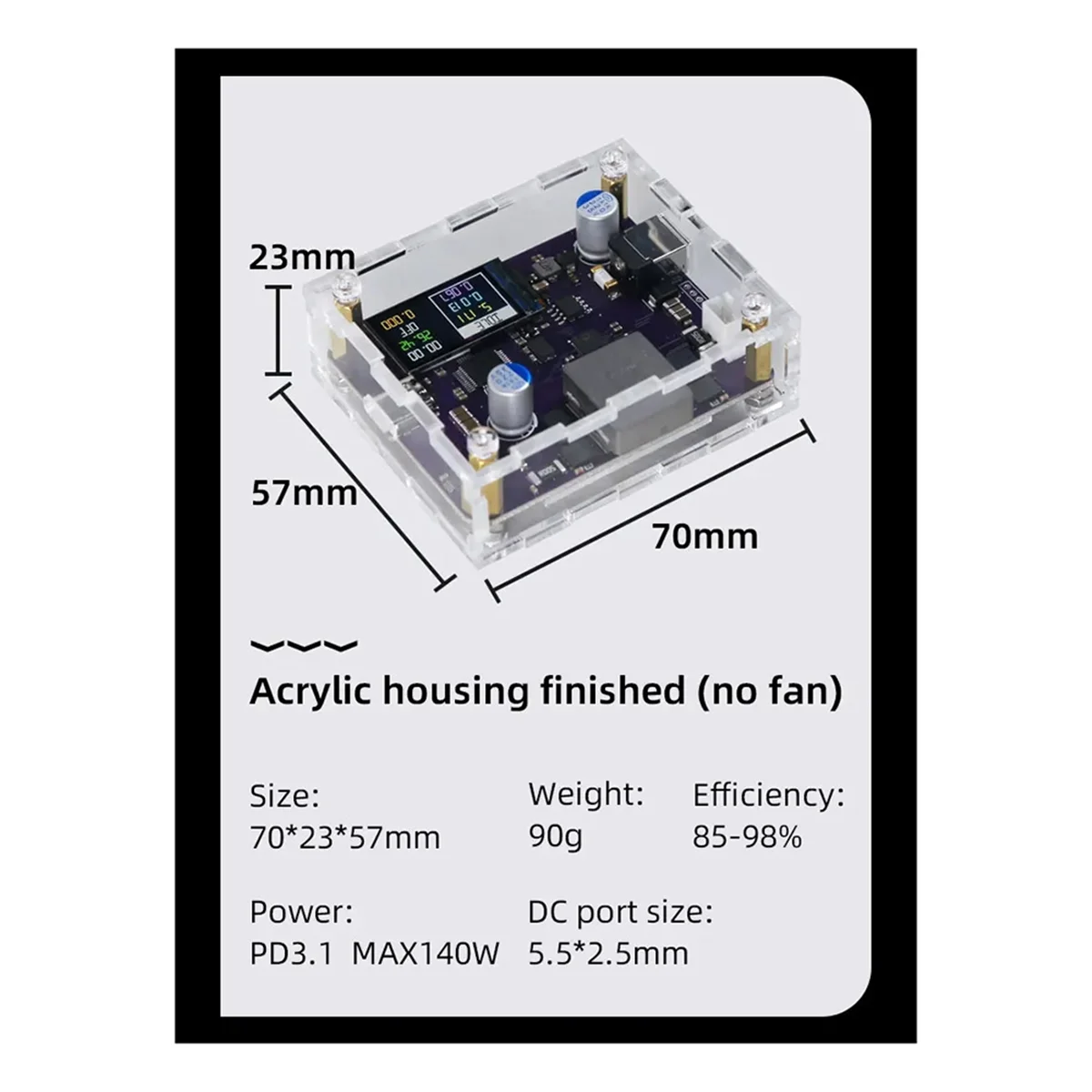 IP6557 Fast Charging Module PD3.1 High Power 140w Buck-Boost Fast Charging Module Phone Charging Module,B