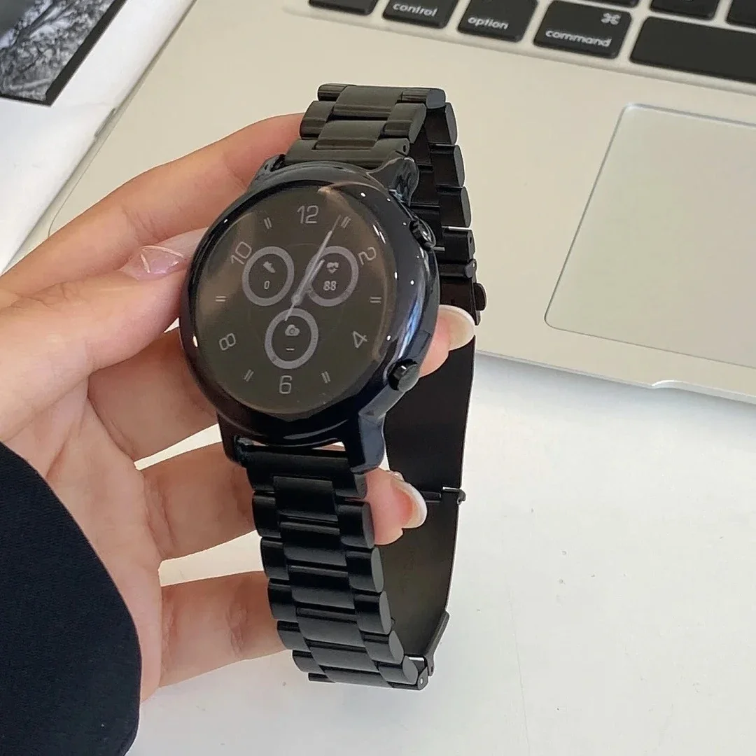 Per 22mm cinturino per orologio cinturino in acciaio inossidabile cinturino in metallo per Samsung Galaxy 3456 orologio 46/42mm Gear S3 Frontier uomo donna