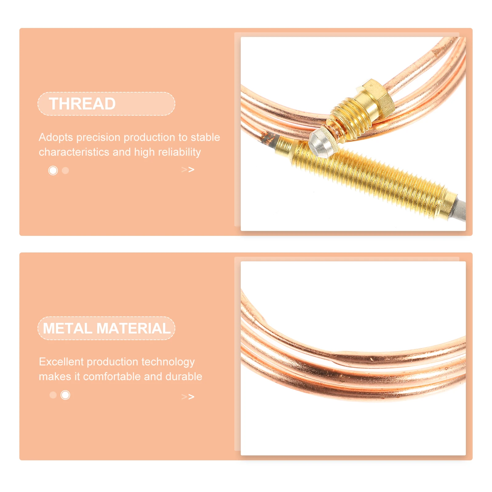 

Universal Replacement For Gas Fireplaces Grills Stoves Heater Replacement Parts Fireplace Sensor Outdoor Wear-Resistant Bbq