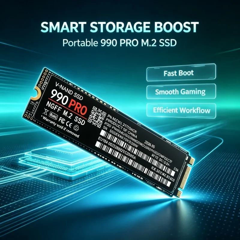 990 PRO M.2 2280 NGFF SSD, PCIe3.0,500GB/1TB/2TB/4TB High Speed Internal SSD for Laptop,Desktop PC Gaming Storage