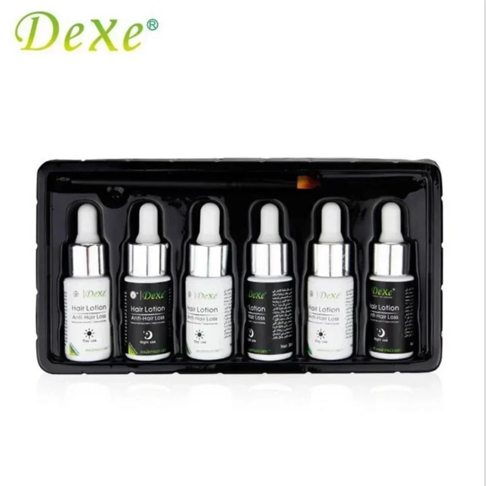 DEXE Hair Lotion Anti-hair Loss Day and Night Serum Hair Care Serum Day & Night Drops Set Nourishing Hair Growth Solution