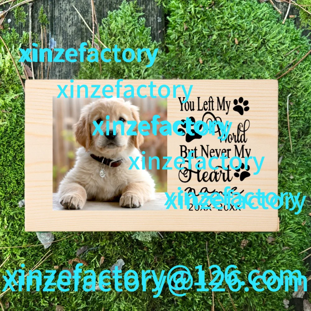

Customizable Personalized Pet's Photo Customize Name Urns for Dog or Cat Remains Ashes Loss Pet Memorial