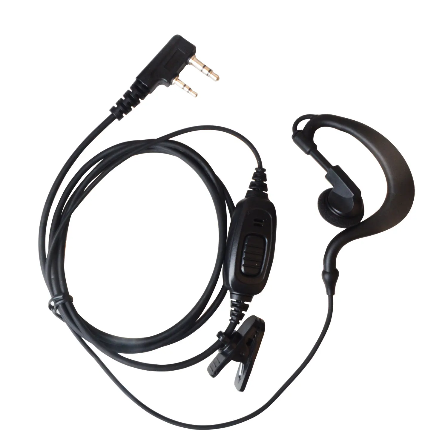 Two way radio Earpiece For Baofeng BF-888S UV5R Walkie Talkie G-Style 1-Wired Headset K Plug with PTT  MICalk