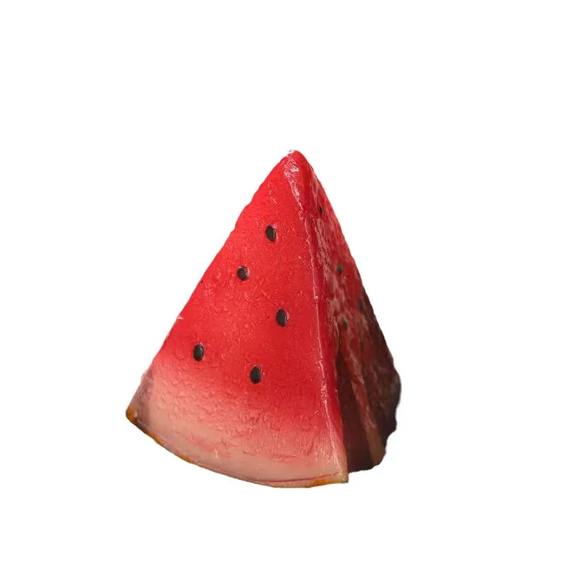 

watermelon creative tea pet temperature-changing resin fruit ornament boutique tea table set tea tray decoration