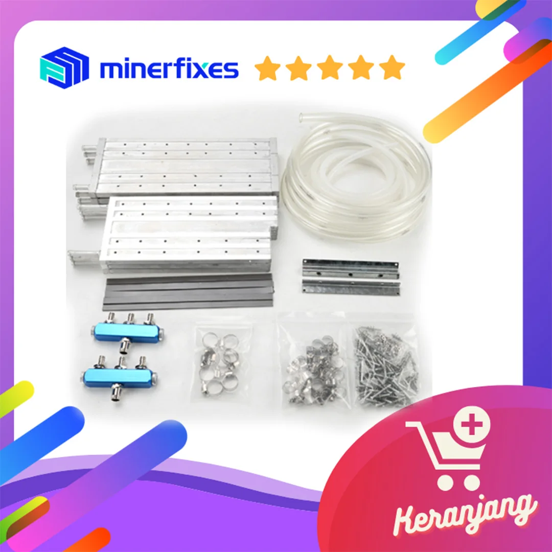 

WhatsMiner M20S 68T water cooling plate Aluminum Heat Dissipation Plate the water cooling system of WhatsMiner M20S 68T BTC