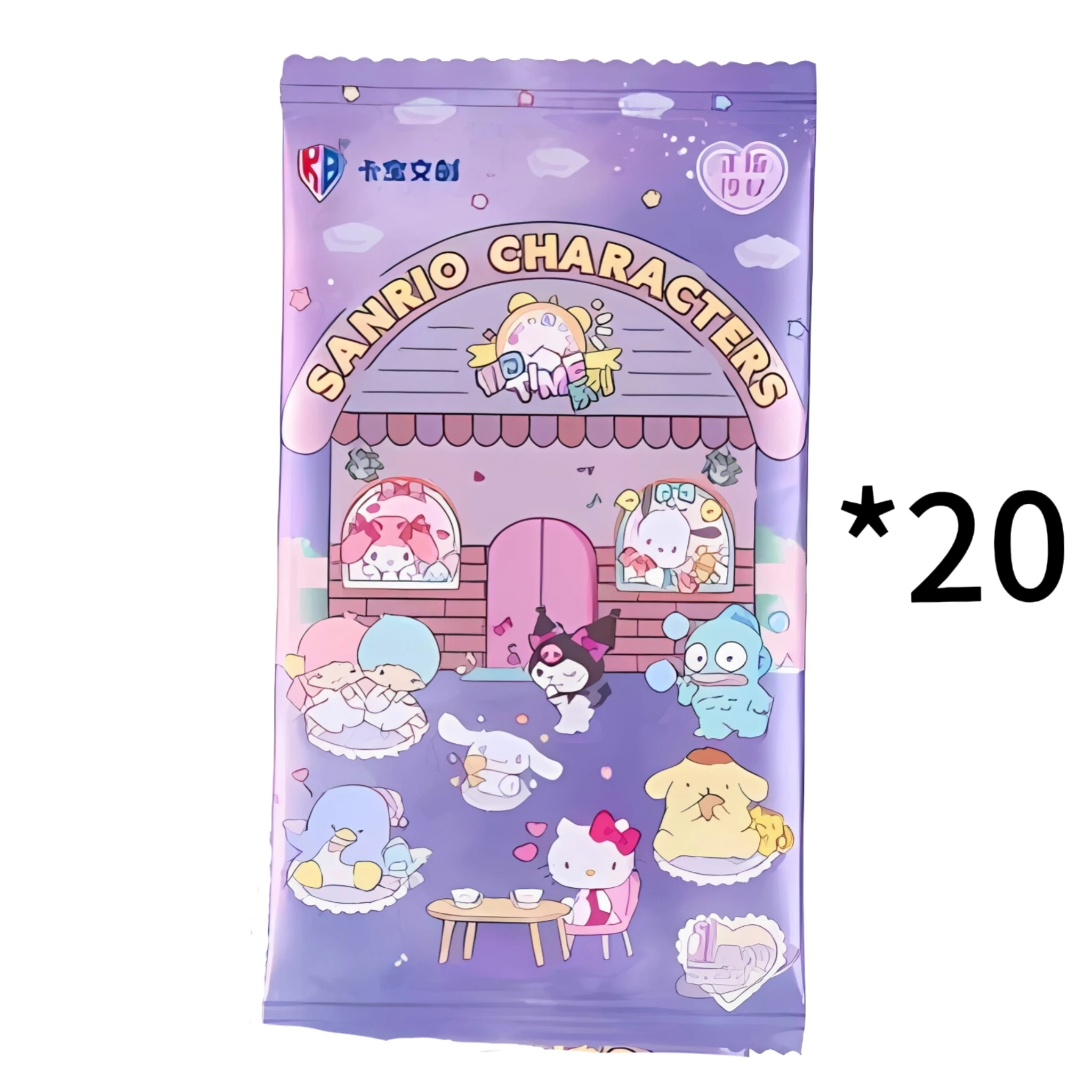 Original Box Card Sanrio Cute Anime Genuine Authorization Party Plan Characters Kuromi Kitty Melody Collection Birthday Gift image 3