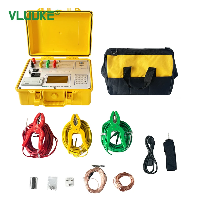 

VLUUKE LND-8000 Transformer LV Short Circuit Impedance Tester Low Voltage Short Circuit Impedance Meter for Electrical Test