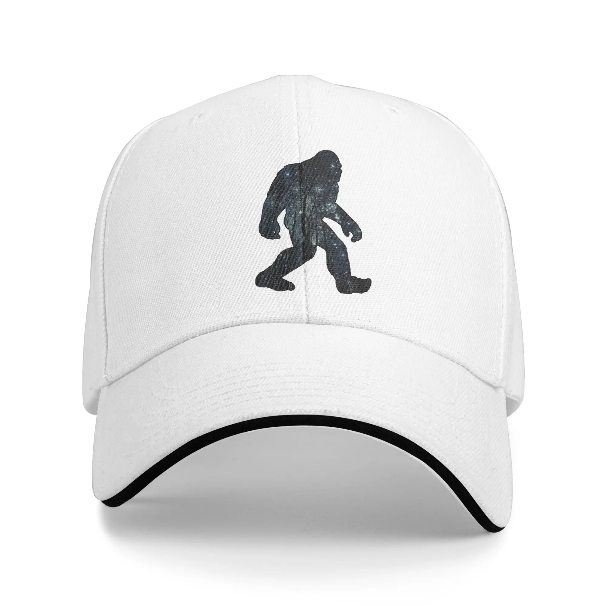 Summer Cryptid Creatures Bigfoot Mothman Alien Loch Ness Monster Baseball Cap y2k Sun Trucker Hat Women Men Snapback Cap