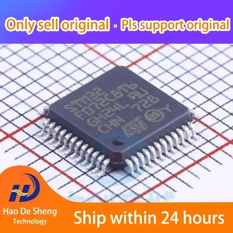 

10PCS/LOT STM32F072C8T6 LQFP-48 ARM Cortex-M0 32 bit MCUNew Original in Stock