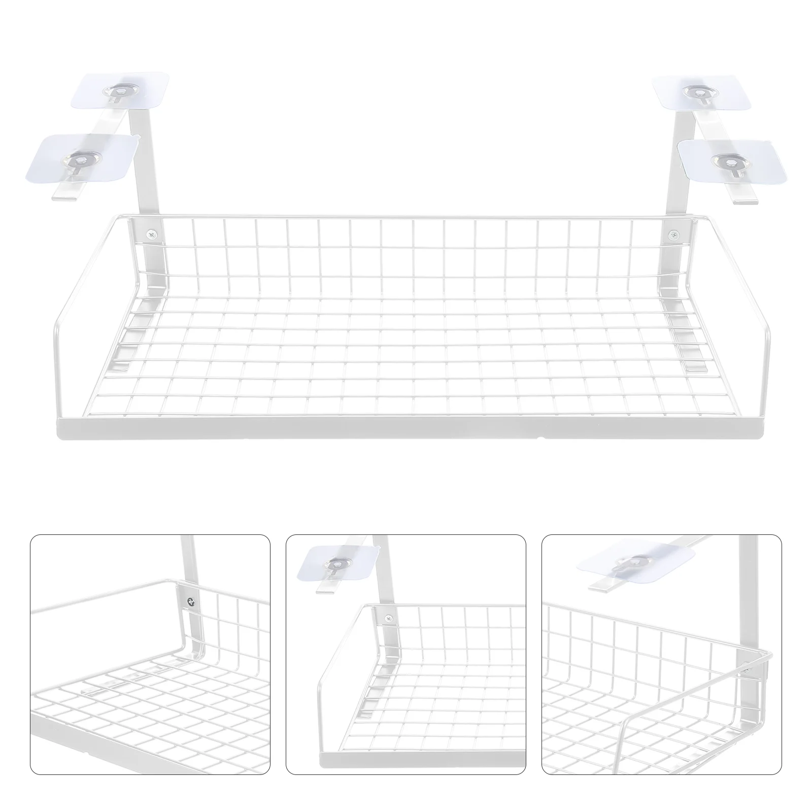 

Baskets for Shelves under Table Cable Management Rack Socket Bracket Desk Organizer