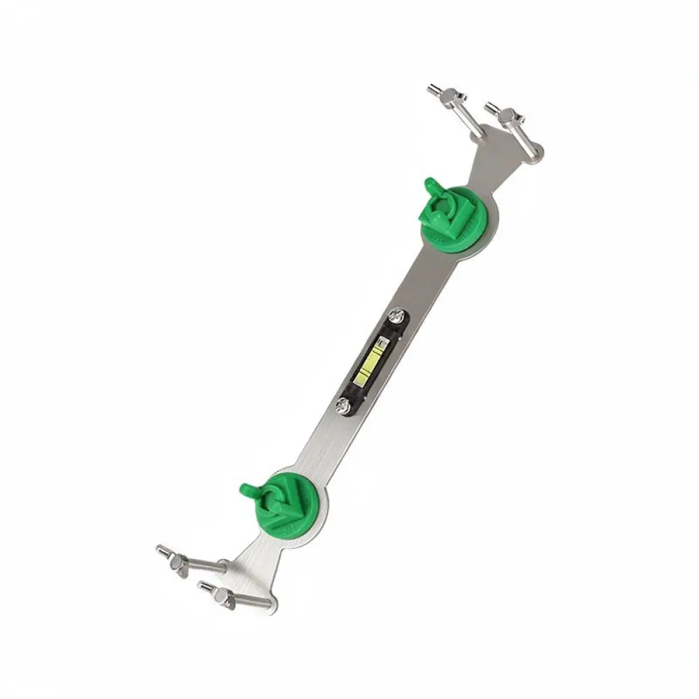Hot Cold Water Pipe Positioning Tool Stainless Steel Shower Faucet Leveling Gauge Plumbing Repair Accessory Tool Kit