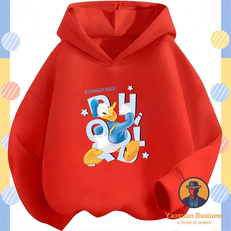 Quente disney mickey mouse meninas meninos moletom bonito dos desenhos animados impressão quente à prova de vento outono inverno moda