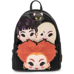 Loungefly Disney Hocus Pocus Sanderson Sisters Womens Double Strap Shoulder Bag Purse Mini Backpacks