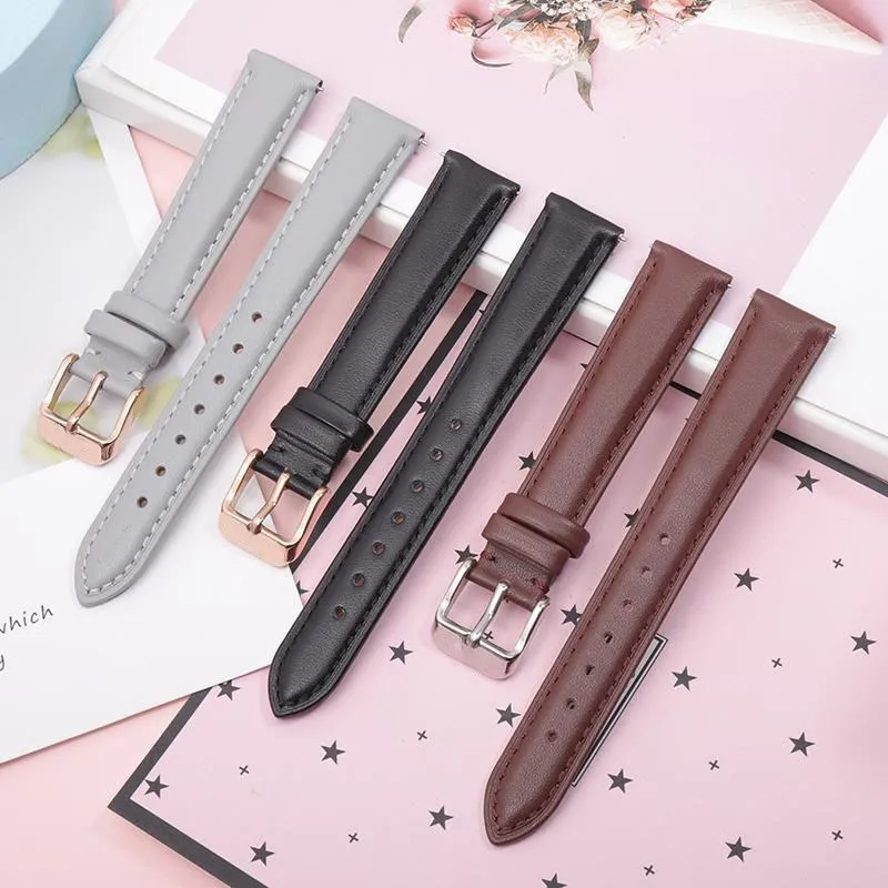For Cartier TANk Solo London SANTOS Genuine Leather Watchband Cowhide Pin buckle Watch Strap Men Women Quick release Accessories view 6