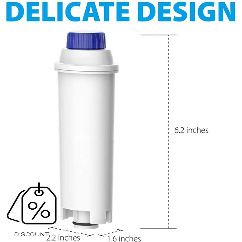 ABBN-Macchina da caffè Filtro acqua dolce Filtrazione acqua per Delonghi DLS C002, DLSC002,CFL950,SER3017,ECAM/ESAM/ETAM Series