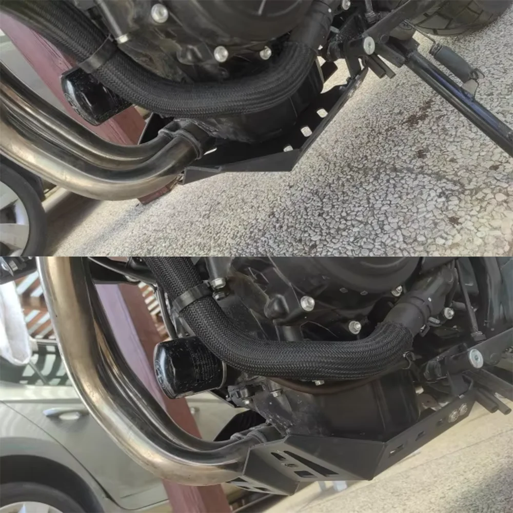 Für HONDA NX500 500NX NX 500 NX400 NX 400 Motorrad-Motorschutzabdeckung Fahrgestell-Unterfahrschutz Unterbodenschutzplatte – Detail 5