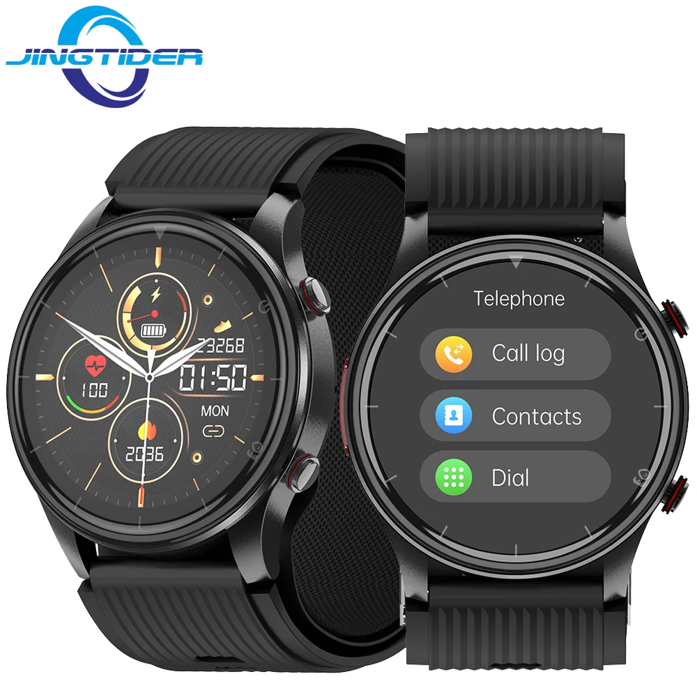 

1.43" AMOLED Screen Fitness Tracker Smart Watch Air Pump Airbag Blood Pressure Monitor Smartwatch Men Women Bluetooth Calling