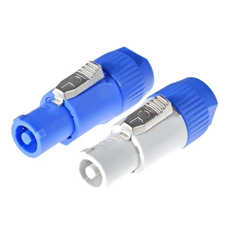 Y43A-20Pcs 3 PIN Male Powercon Connector Signal Input Jack For  & Stage Light Power