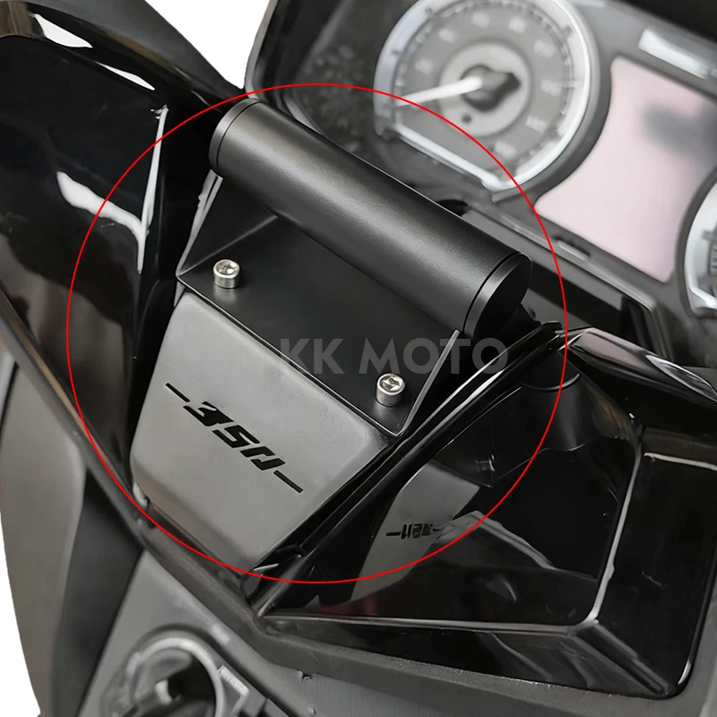 Image of Neuer Handyhalter GPS-Halterung 22mm für Honda Forza 350 Forza350 FORZA 350 NSS350 2021 2022 2023 2024