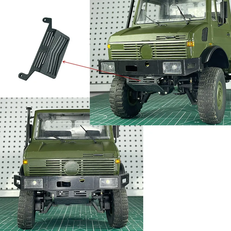 Custom Size Metal Front Axle Armor Protective Upgrade Parts for 1/12 Scale LDRC P06 RC Crawler Off-Road Replacement Accessories