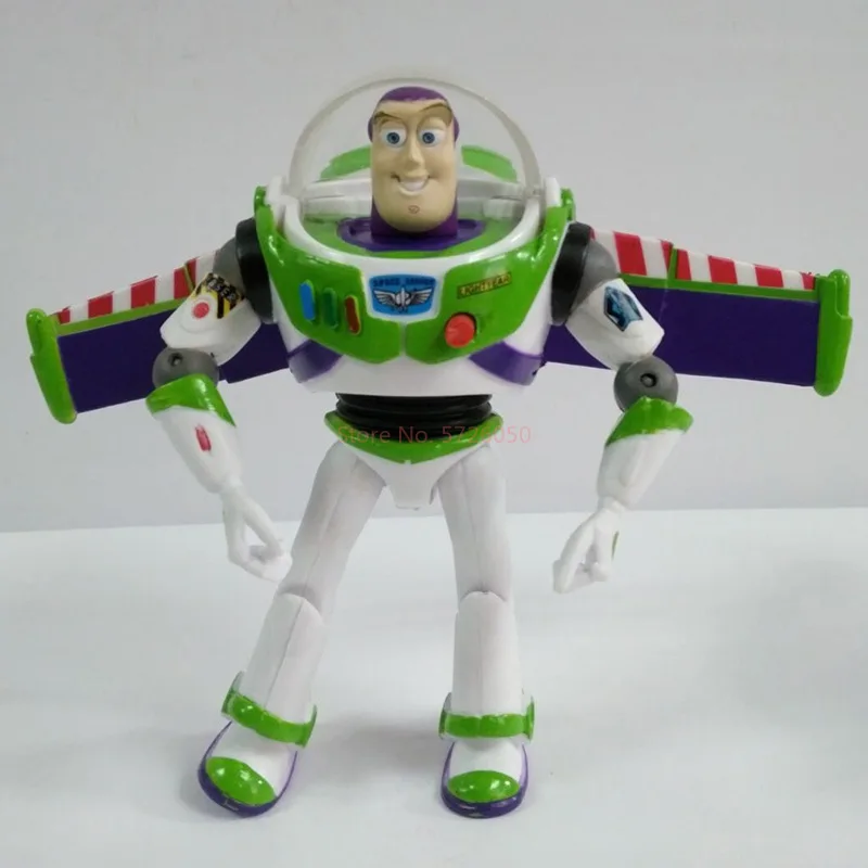 New Toy Story 3 Launch Wings Buzz Lightyear Cowboy Woody Sheriff giocattoli per bambini PVC Action Doll Robot Doll Model Gift