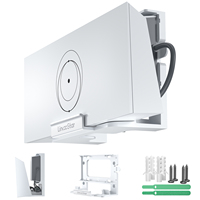 Mount for Starlink Mesh Router Gen3 + StarLink Power Supply Brackets V3 - Star Link Internet Kit Satellite Stability Wall Holder