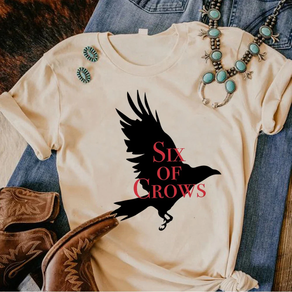 Six of Crows t shirt women streetwear Y2K Japanese t-shirts female y2k designer graphic clothing