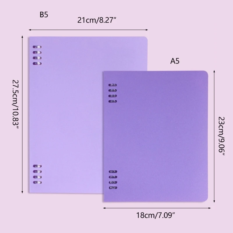 Многофункциональная папка-переплет с кольцами для переплета из полипропилена. Крышка для переплета Push-Pull.