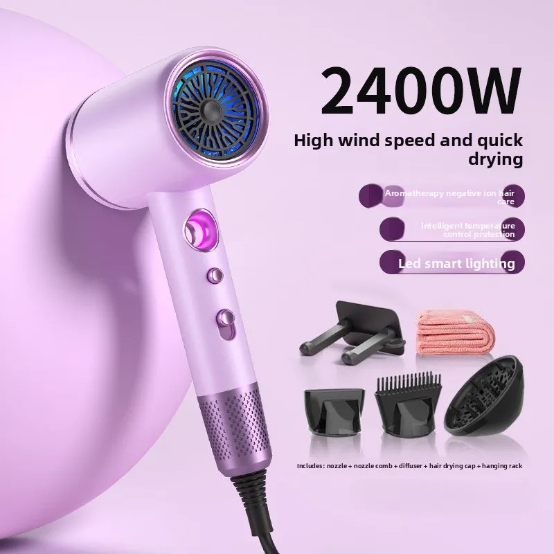 

Новый фен для домашнего использования с мощным мотором; профессиональный, как в парикмахерской, с холодным и горячим воздухом; фен с функцией отрицательных ионов; бесшумный.