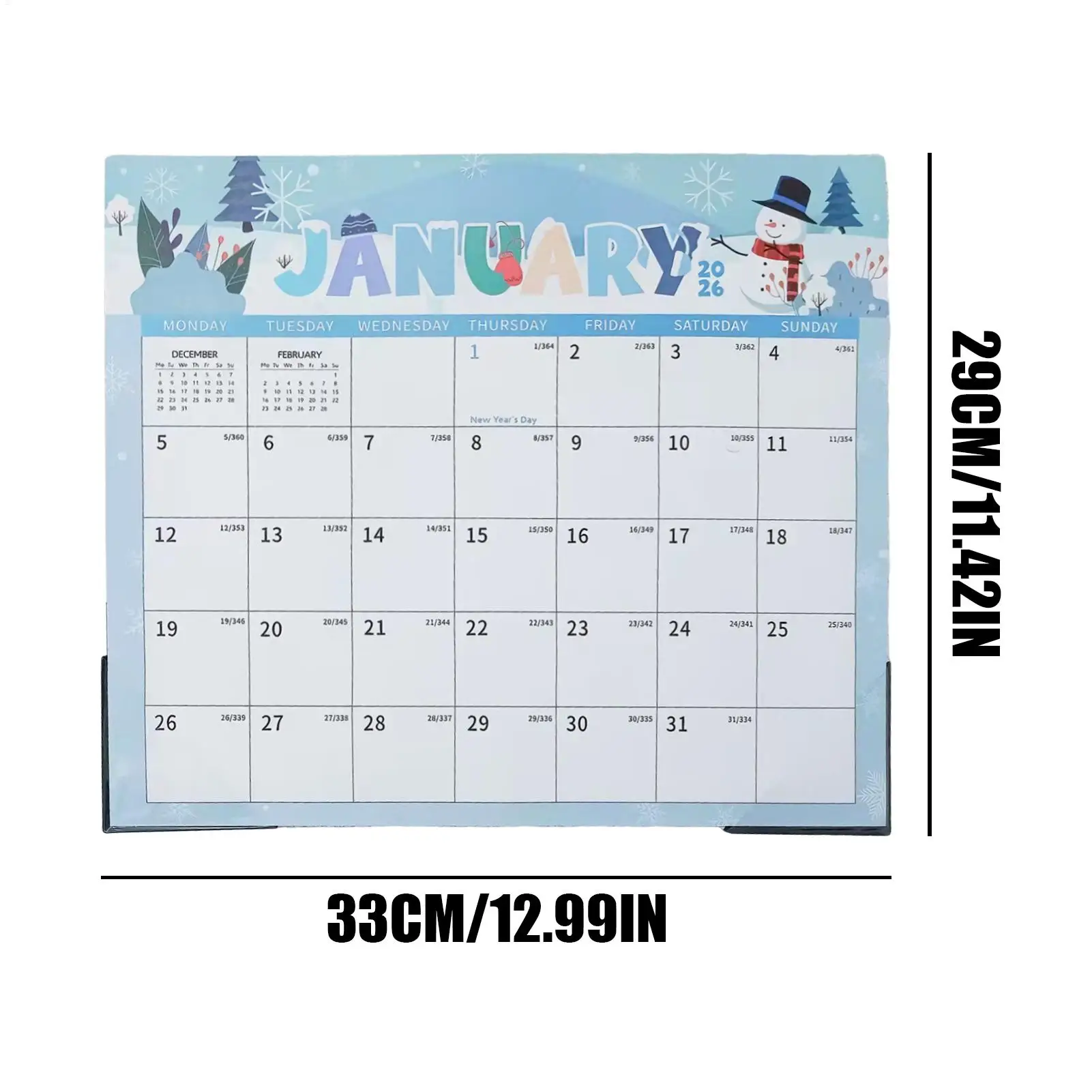 2026-2027 Magnetic Fridge Calendar 18-month Wall Calendar January 2026 - June 2027 Monthly Fridge Magnet Calendar For Office - Image 6