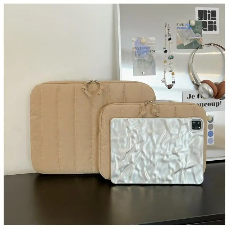 11/13Inch Puffy Laptop Sleeve Cover Bag For Laptop Cover For Air Pro Tablet Pouch Bag Fashion Notebook Soft Case Laptop Sleeve