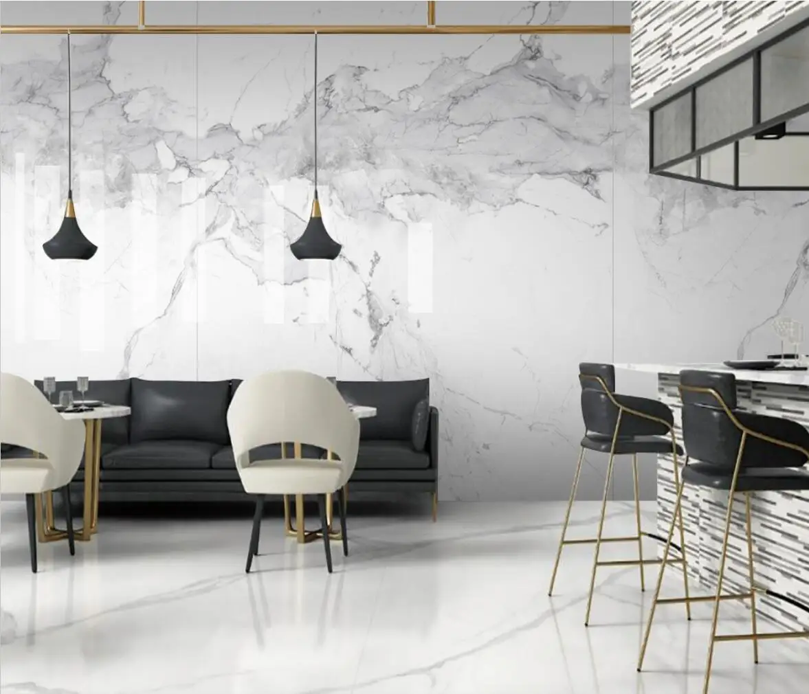 

custom papel de parede white marble 3D Mural Wallpaper Living Room Sofa TV Background Photo art Wall Paper Bedroom wallpapers