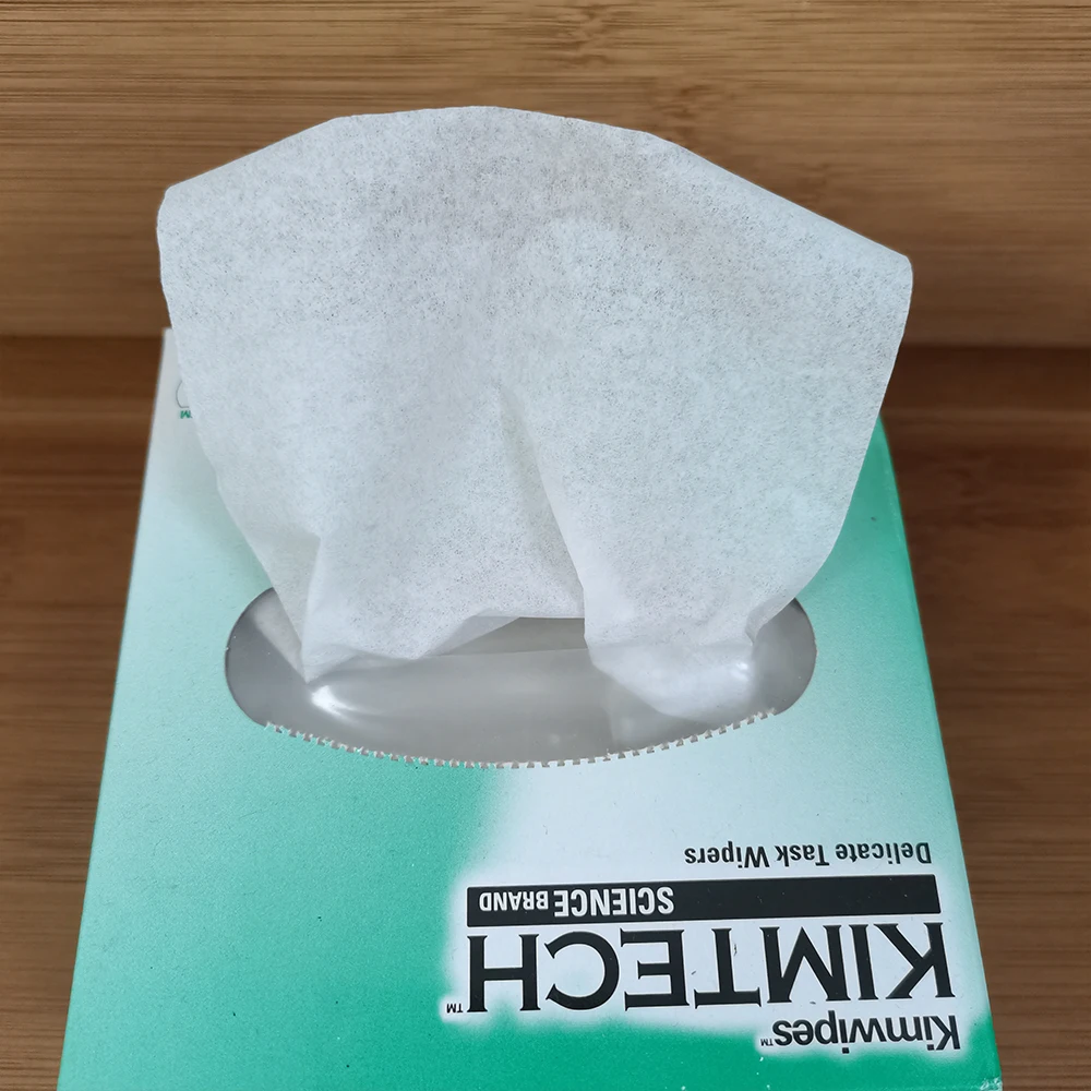 

Чистка оптического волокна KIMTECH Dustfre Бумажные волоконно-оптические чистящие салфетки Коробка для очистителя оптического волокна