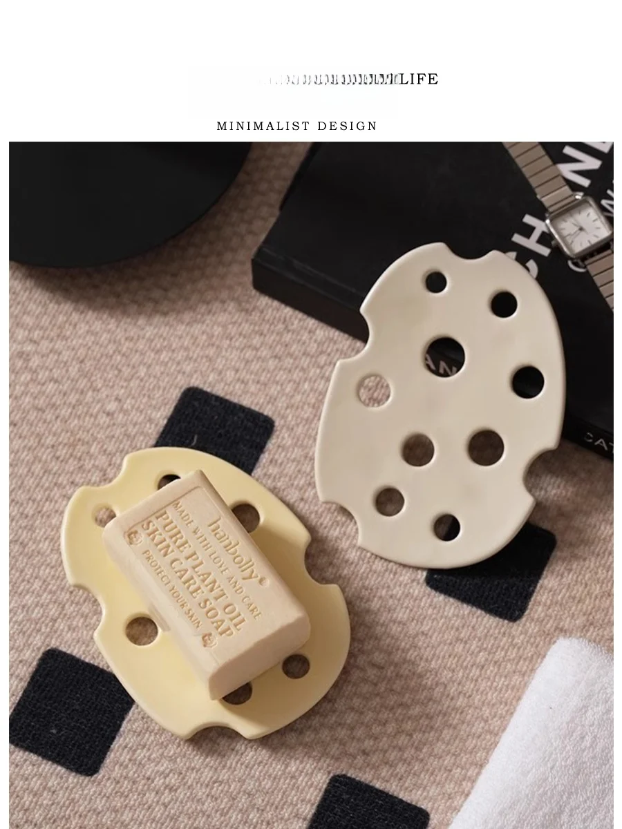 

Мыльница Tlife Cerc с дренажем для ванной, без скопления воды, универсальная, в скандинавском стиле, 1 шт.