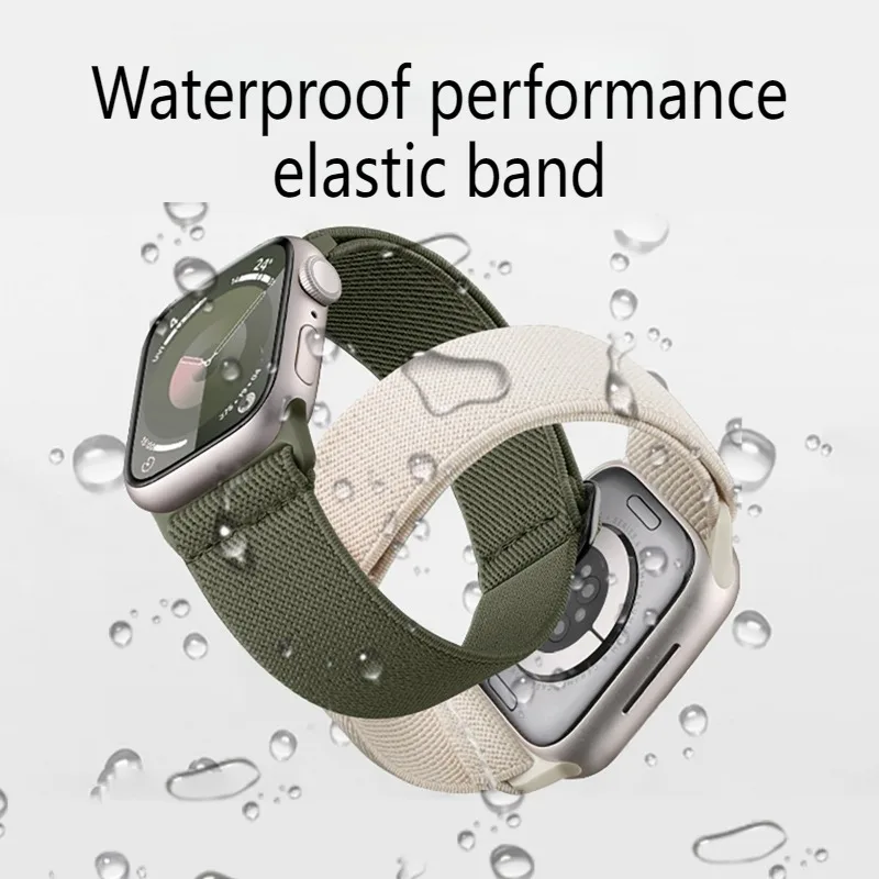Adatto per il cinturino Apple Watch S87654, il nuovissimo cinturino per orologio Ultra2 con cinturino alla moda elastico morbido e impermeabile popolare