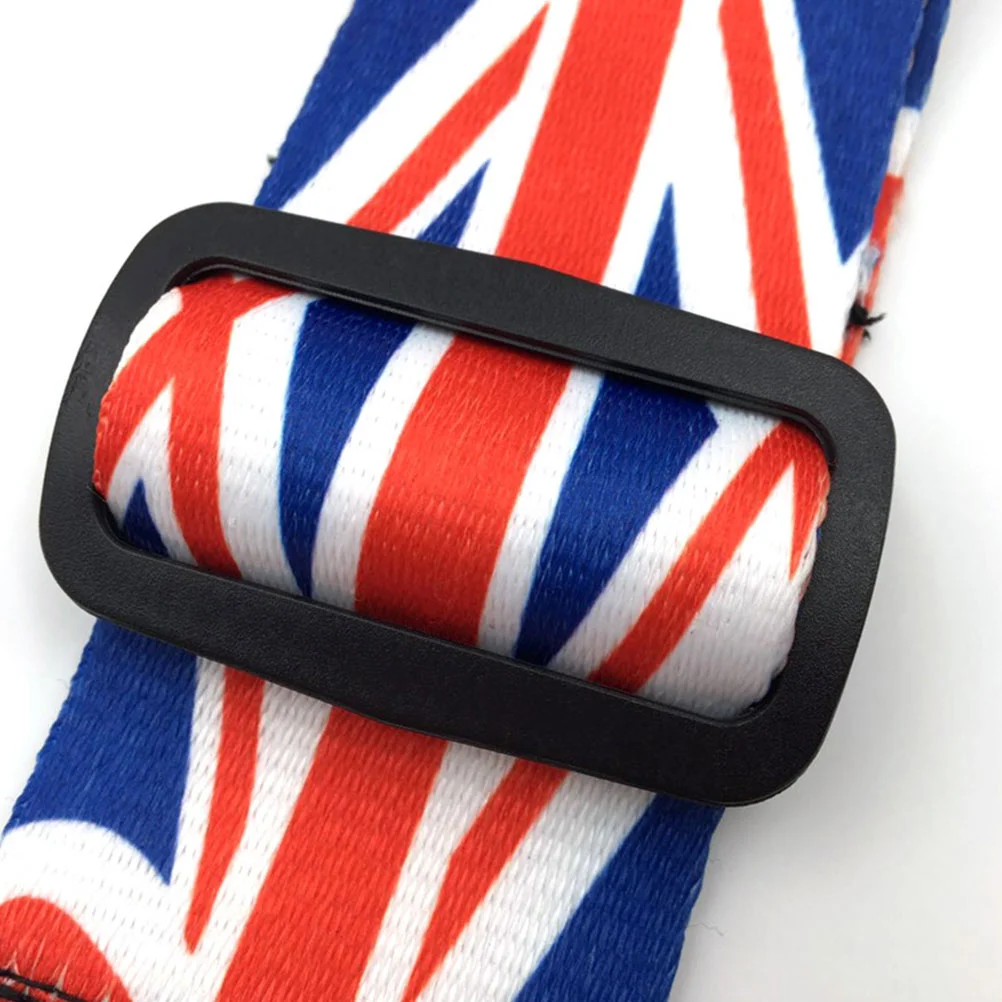 1PC Unique Guitar Strap Union Flag Shoulder Strap Eletric Bass Strap Adjustable Guitar Sling for Male Female