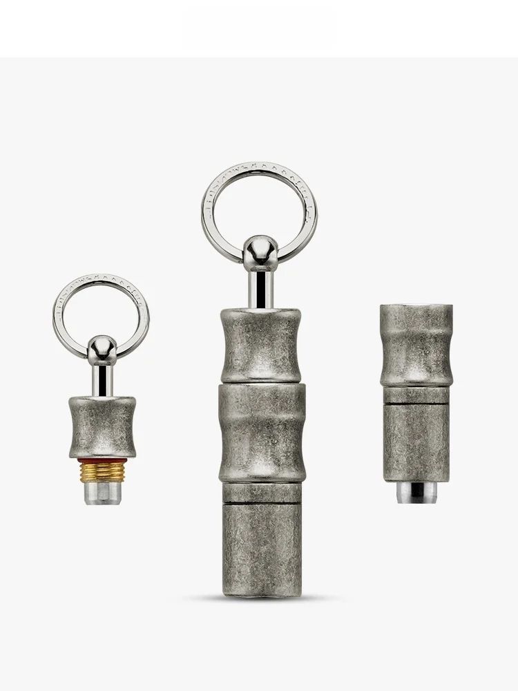 

Portable GUEVARA Cigar Punching Tool Alloy Cigar Knife Body Double Drill Knife Sharp Convenient Carry-On Smoking Accessory