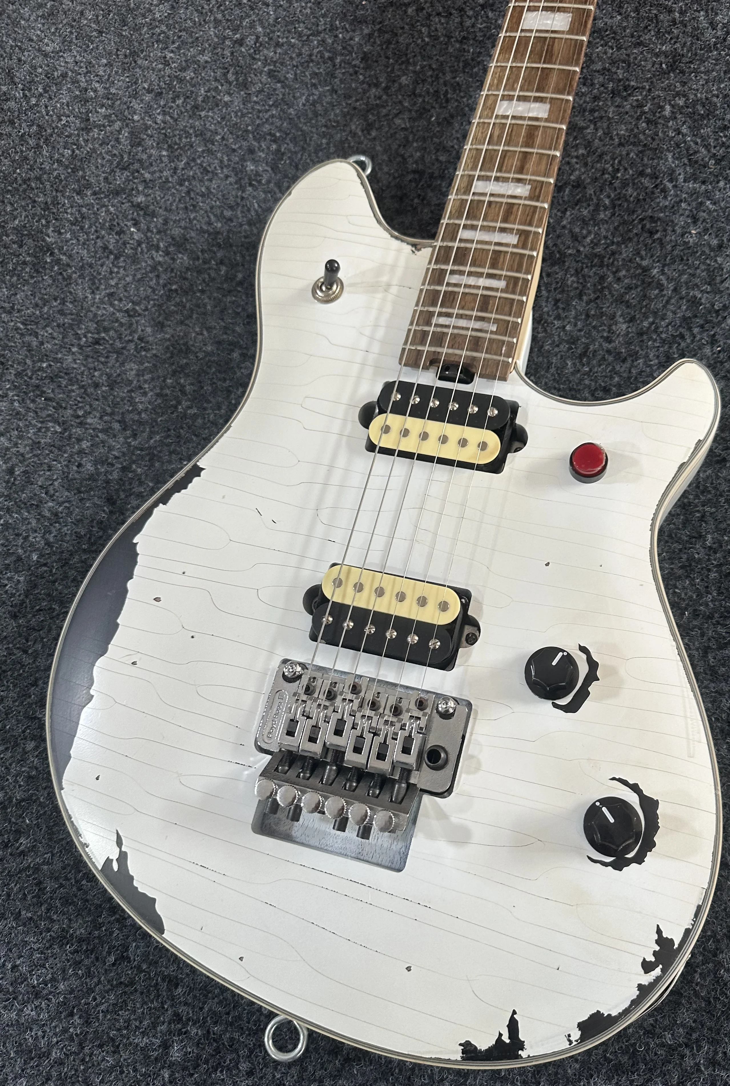 Customized irregular electric guitar, old style, available in stock, including shipping， Fast Shipping