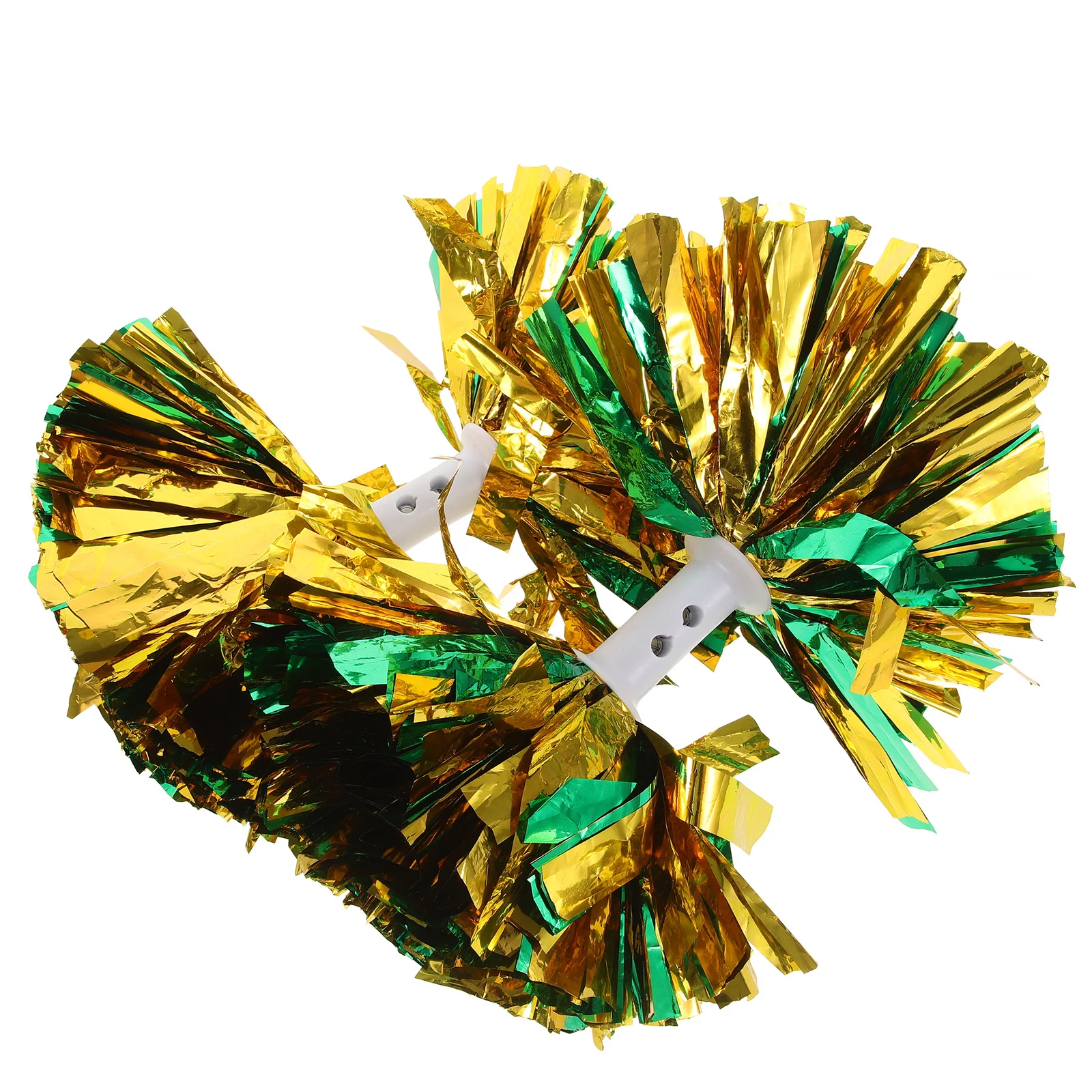 

2Pcs Cheerlead Pom Poms Glittery Dance Pompoms Reusable Cheerleader Accessories for Sports Events Performance Decor