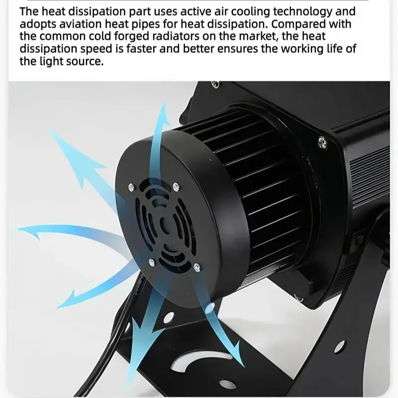 500W 600W 700W High Power Dynamic Landscape Projection Light Romantic Atmosphere Lamp Street Pattern Projection Decora Lighting