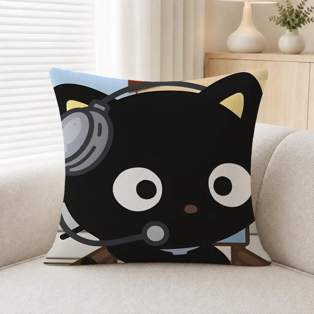 Character Chococat Cushion Cover Soft Plush Cushion Covers Fluffy Throw Pillow Cases for Sofa Bedroom Home Decor view 6