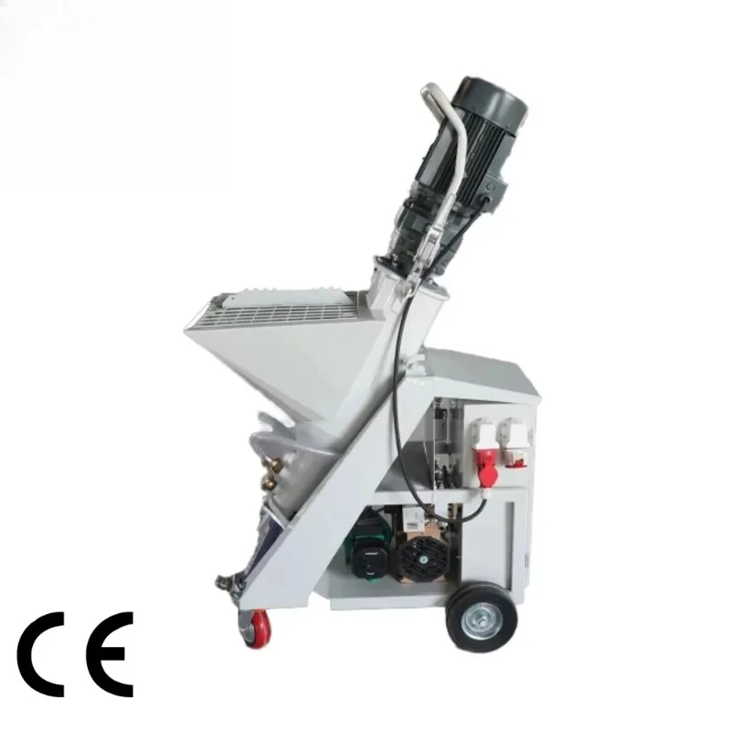Dry-Mixed Mortar Plastering 10-Meter Gypsum Wall Sandblasting Cement Grouting 220V Household Use New Mortar Spray Machines
