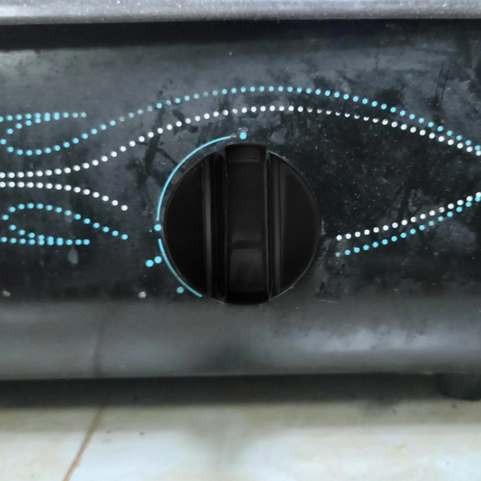 

2Pcs Gas Stove Knobs Replacement Plastic Universal Stove Controls Easy Install Kitchen Accessories Microwave Knob Replacement