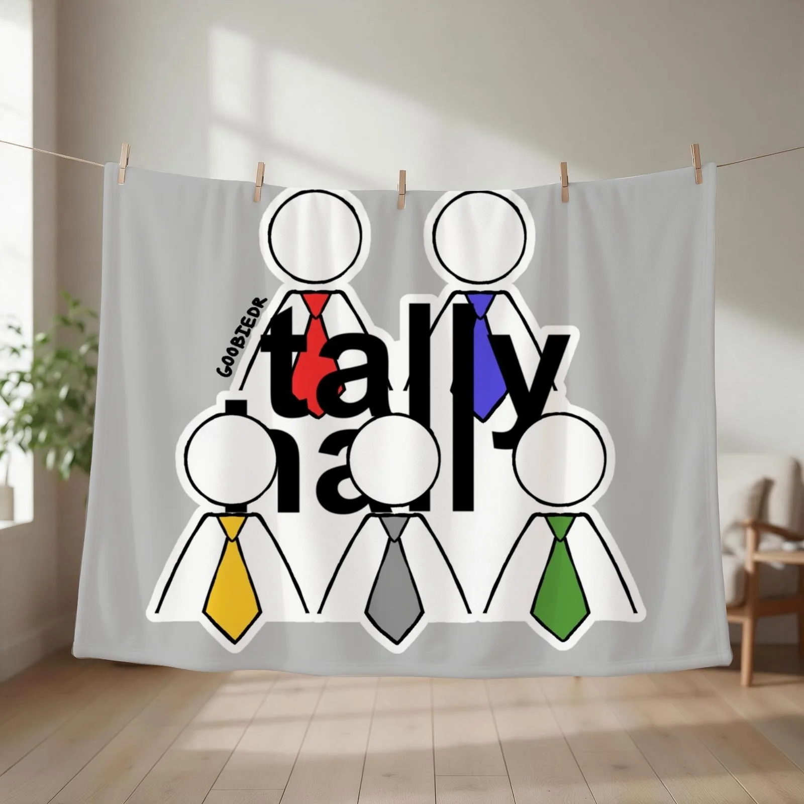 Tally Hall Logo Throw Blanket Picnic For Sofa Thin Polar Bed linens Blankets