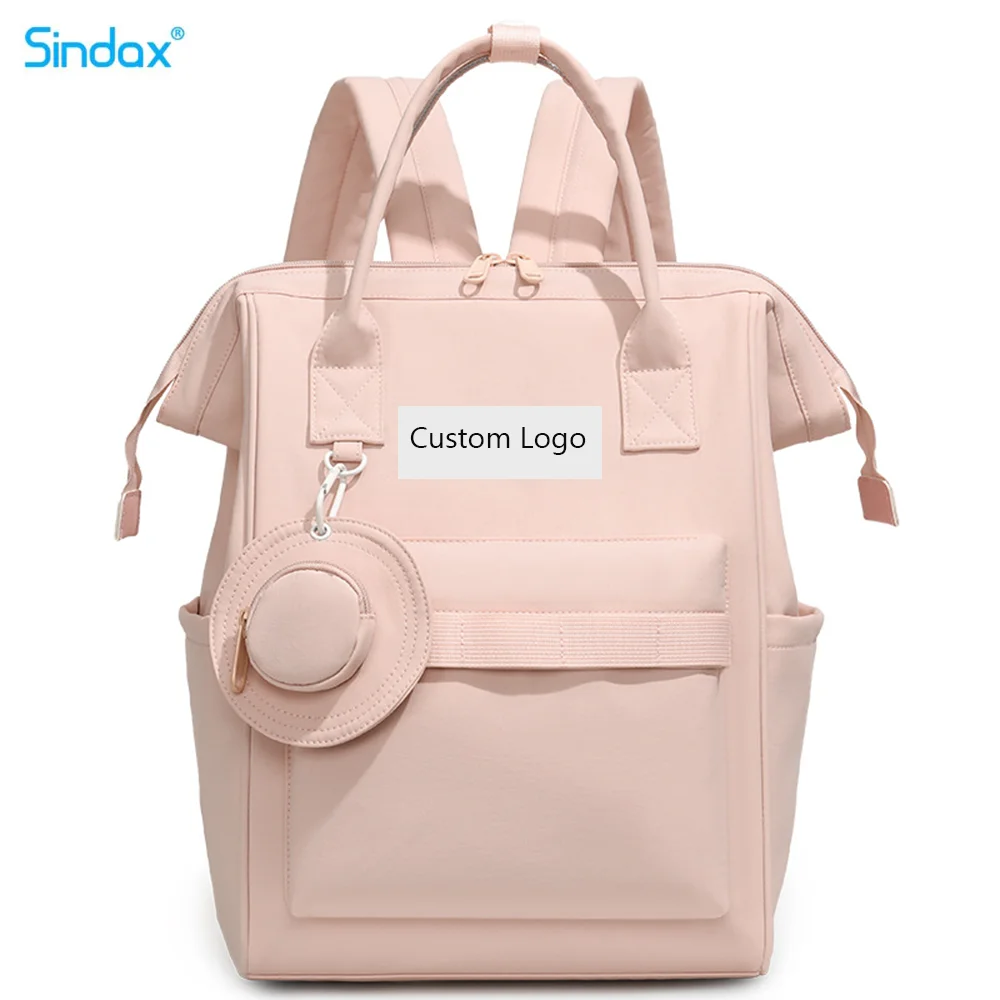 

Large Capacity Mommy Bag Multi Functional Compartment Outdoor Portable Mother Baby Bag Minimalist Customizable Backpack Women