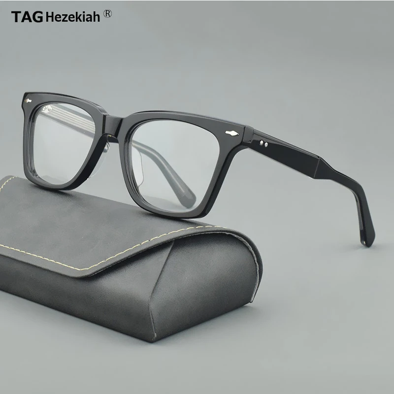 

TAG Hezekiah glasses frame Retro men women JMMHBRX vintage Eyeglasses designer brand optical Myopia reading prescription Eyewear